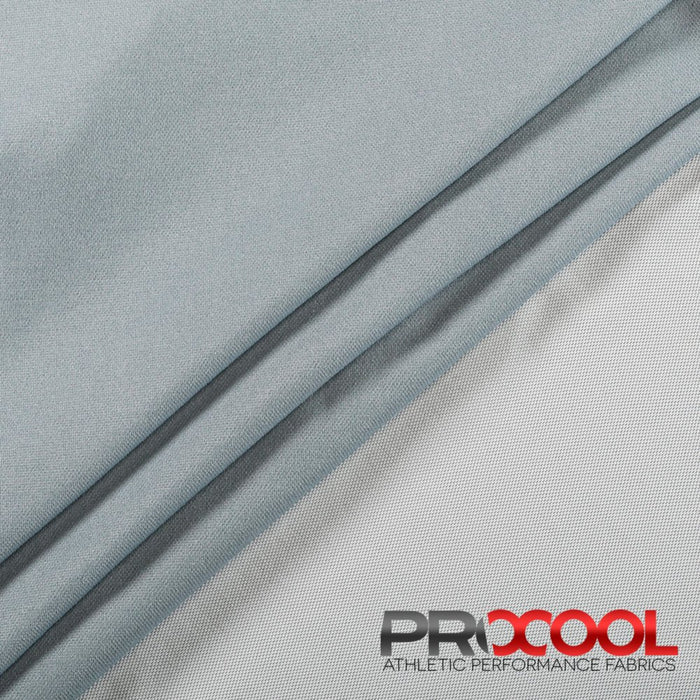 ProCool TransWICK™ X-FIT Sports Jersey Silver CoolMax Fabric Stone Grey/White Used for Blankets