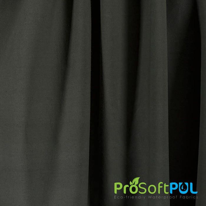ProSoft® Organic Cotton Twill Waterproof Eco-PUL™ Fabric Deep Olive Used for Snow pants