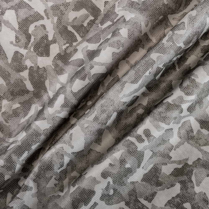 ProTEC® Stretch-FIT Fleece LITE Silver Print Fabric Dark Camo Used for Blankets