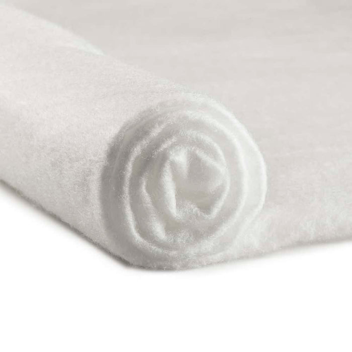Luxurious Needle Punched Polypropylene Filter Fabric (W-240) in White, designed for Garden Covers. Elevate your craft.