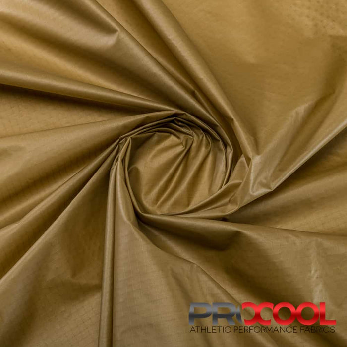 Craft exquisite pieces with ProCool MediPlus® Medical Grade Level 3 Barrier PolyNylon Fabric (W-585) in Medical Tan. Specially designed for Raincoats. 
