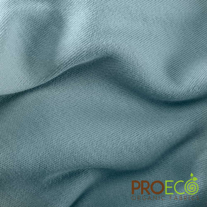 ProECO® Organic Cotton Interlock Fabric Sea Sparkle Used for Bathing Suits