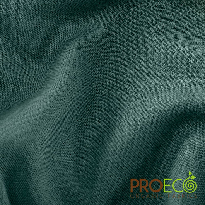 ProECO® Organic Cotton Interlock Fabric Watercress Used for Cheer Uniforms