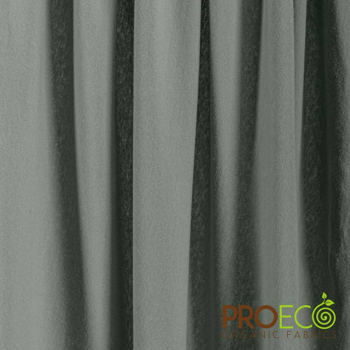 ProECO® Stretch-FIT Organic Cotton SHEER Jersey LITE Fabric Crisp Sage Used for Pajamas