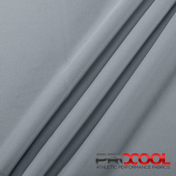 ProCool® Performance Lightweight Silver CoolMax Fabric Glacier Grey Used for Sweaters