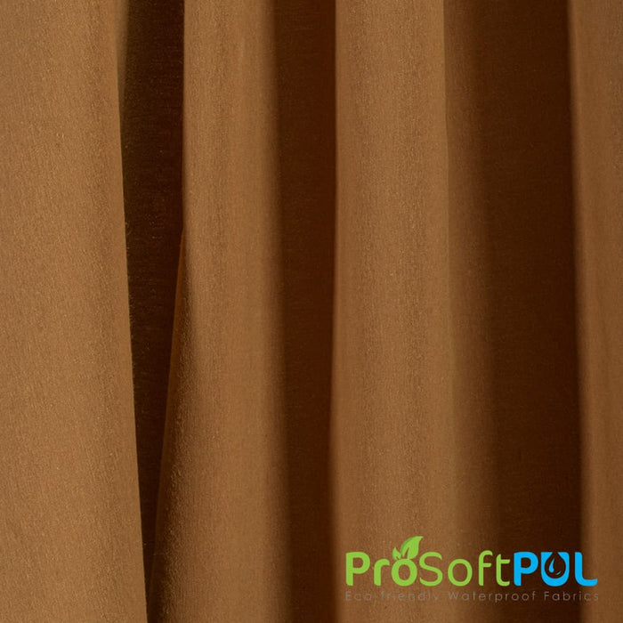 ProSoft® Organic Cotton Twill Waterproof Eco-PUL™ Fabric Cinnamon Used for Jacket Liners