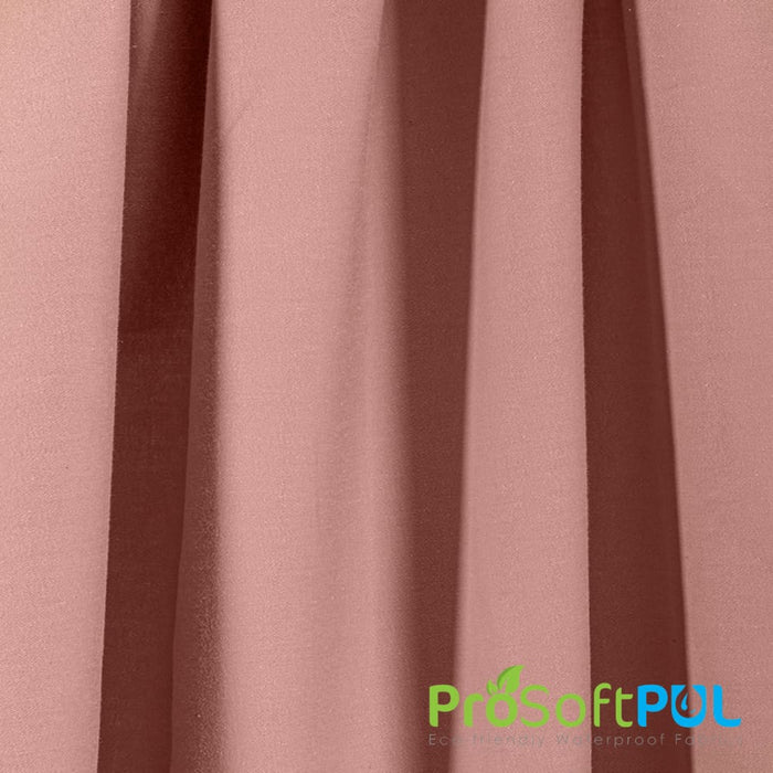 ProSoft® Organic Cotton Twill Waterproof Eco-PUL™ Fabric Rosewood Used for Face Masks