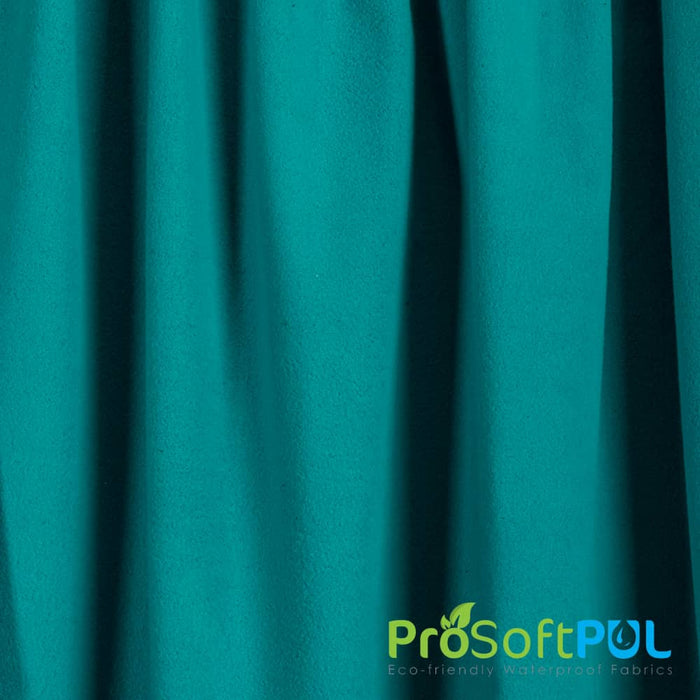 ProSoft® Premium Fleece Waterproof Eco-PUL™ Silver Fabric Deep Teal Used for Cheer Uniforms
