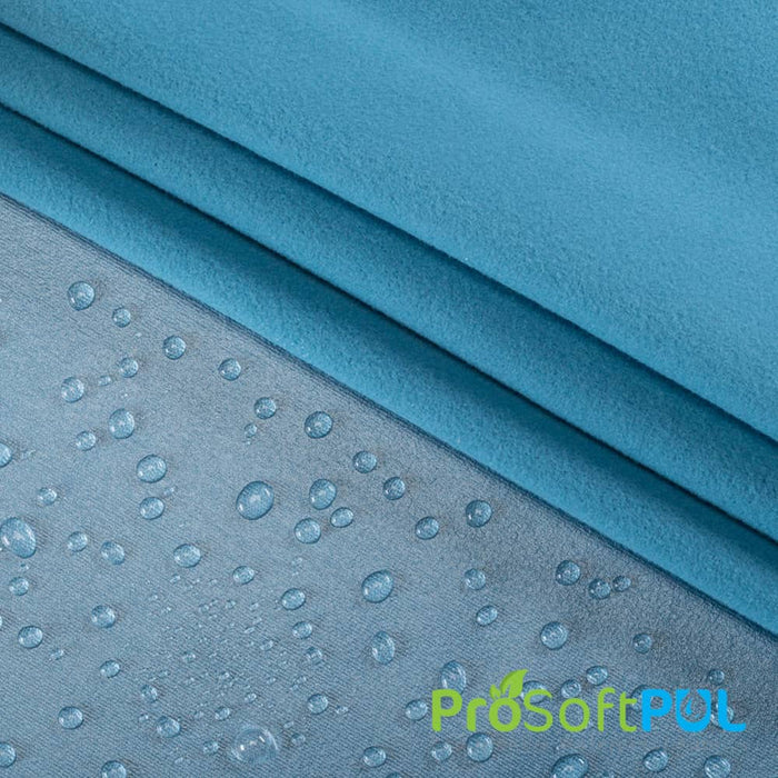 ProSoft® Premium Fleece Waterproof Eco-PUL™ Silver Fabric Denim Blue Used for Head Wraps