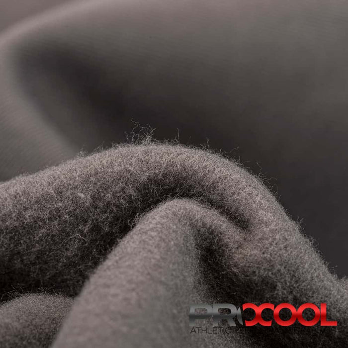 Versatile ProCool® Dri-QWick™ Sports Fleece CoolMax Fabric (W-212) in Charcoal for Jackets. Beauty meets function in design.