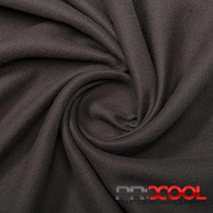 Experience the Chemical Free with ProCool® Dri-QWick™ Sports Fleece CoolMax Fabric (W-212) in Charcoal. Performance-oriented.