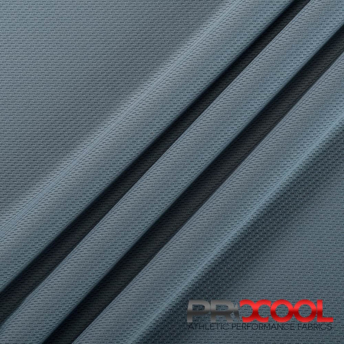 ProCool FoodSAFE® Light-Medium Weight Jersey Mesh Fabric (W-337) in Stone Grey is designed for Breathable. Advanced fabric for superior results.