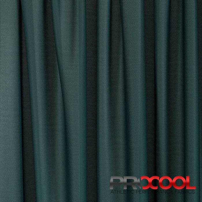 ProCool® Dri-QWick™ Jersey Mesh CoolMax Fabric (W-434) in Deep Green with Cheer Uniforms. Perfect for high-performance applications. 