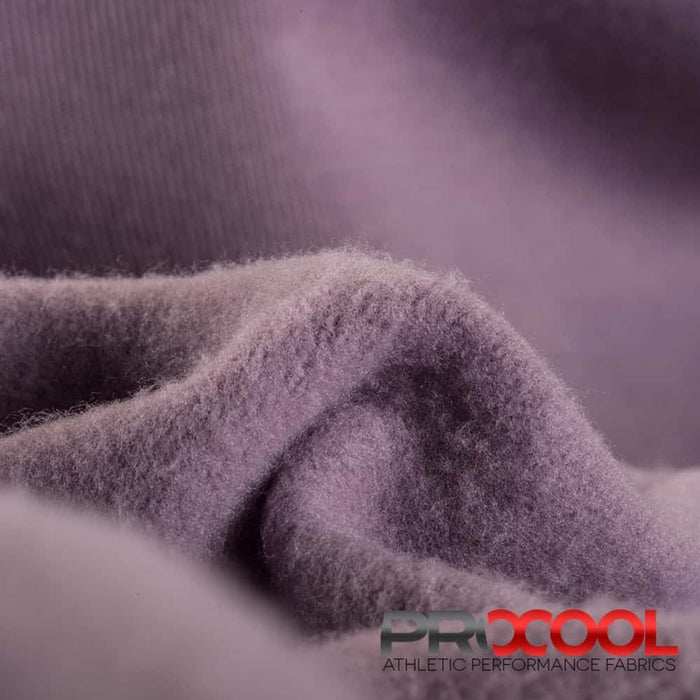 Experience the Medium Weight with ProCool FoodSAFE® Medium Weight Soft Fleece Fabric (W-344) in Arctic Dusk. Performance-oriented.