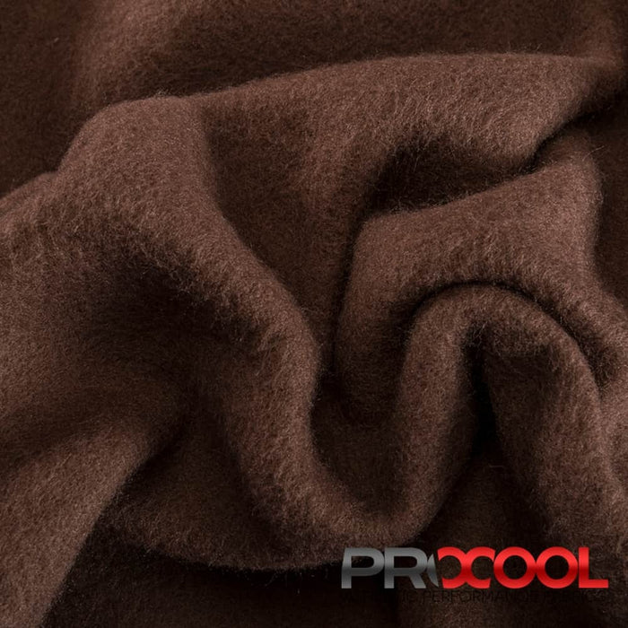 Experience the Latex Free with ProCool® Dri-QWick™ Sports Fleece CoolMax Fabric (W-212) in Chocolate. Performance-oriented.