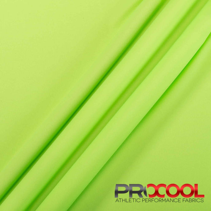 ProCool® Performance Interlock CoolMax Fabric (W-440-Rolls) in Neon Green is designed for Breathable. Advanced fabric for superior results.