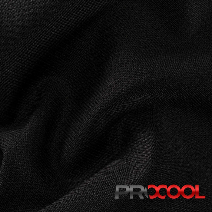 ProCool® TransWICK™ Sports Jersey LITE Silver Fabric Black Used for Beanies