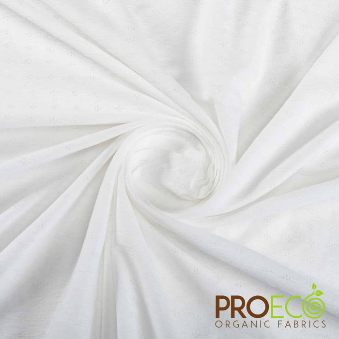 ProECO® Cotton Pointelle Fabric (W-616)-Wazoodle Fabrics-Wazoodle Fabrics