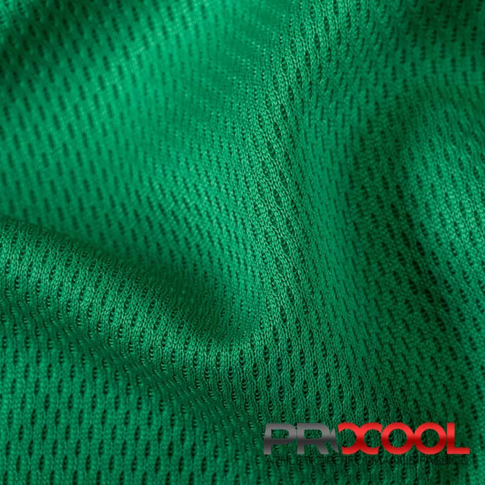 ProCool® Dri-QWick™ Jersey Mesh Silver CoolMax Fabric (W-433) in Jelly Bean, ideal for Handkerchefs. Durable and vibrant for crafting.
