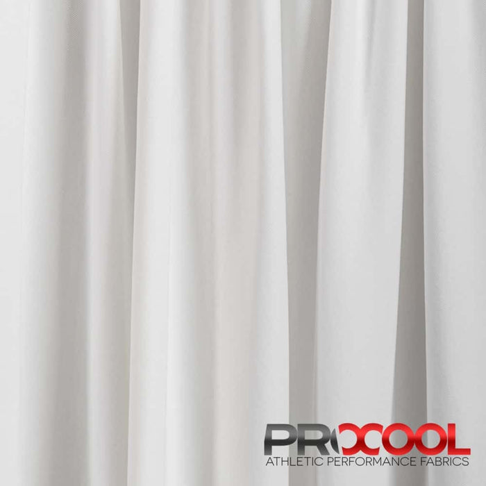 ProCool FoodSAFE® Medium Weight Xtra Stretch Jersey Fabric (W-346) in White Used for Cloth Diapers