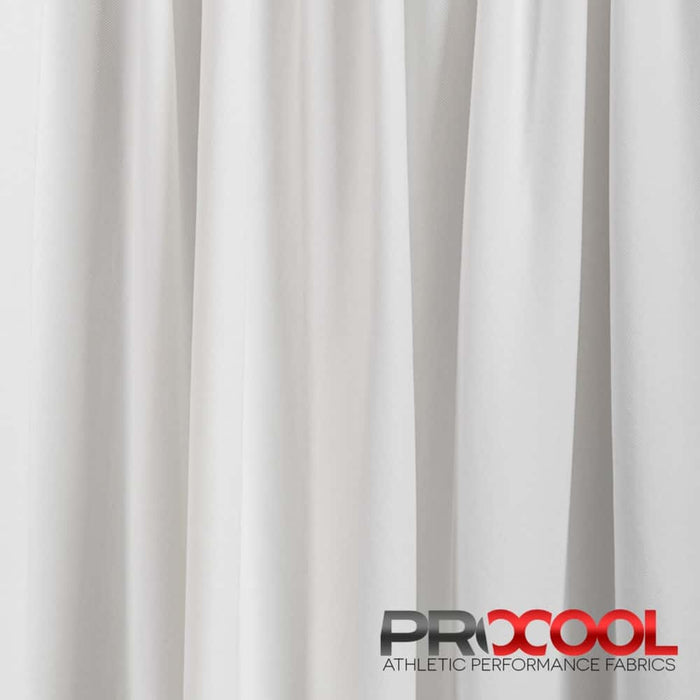 ProCool® TransWICK™ X-FIT Sports Jersey CoolMax Fabric White Used for Cloth Diapers