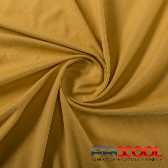 Experience the Dri-Quick with ProCool FoodSAFE® Light-Medium Weight Supima Cotton Fabric (W-345) in Desert Sand. Performance-oriented.
