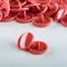 KAM Size 20 Snaps -100 piece Caps Ruddy Red Used For Cloth Daipers