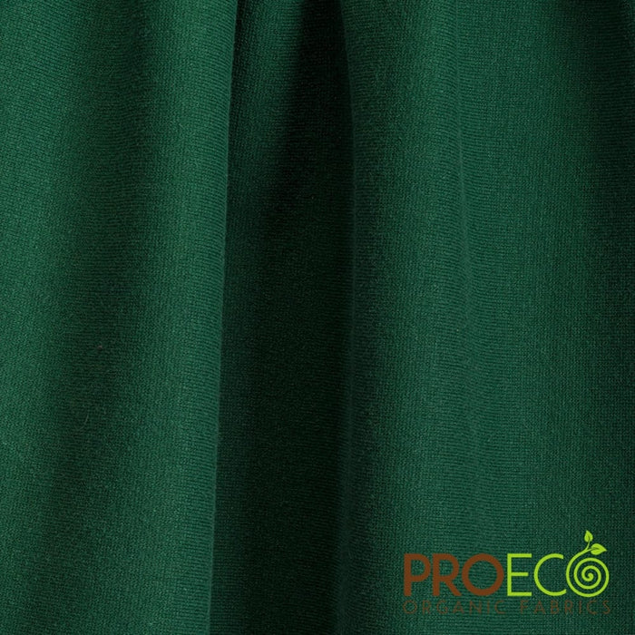 ProECO® Stretch-FIT Heavy Organic Cotton Rib Fabric Evergreen Used for Bikewears