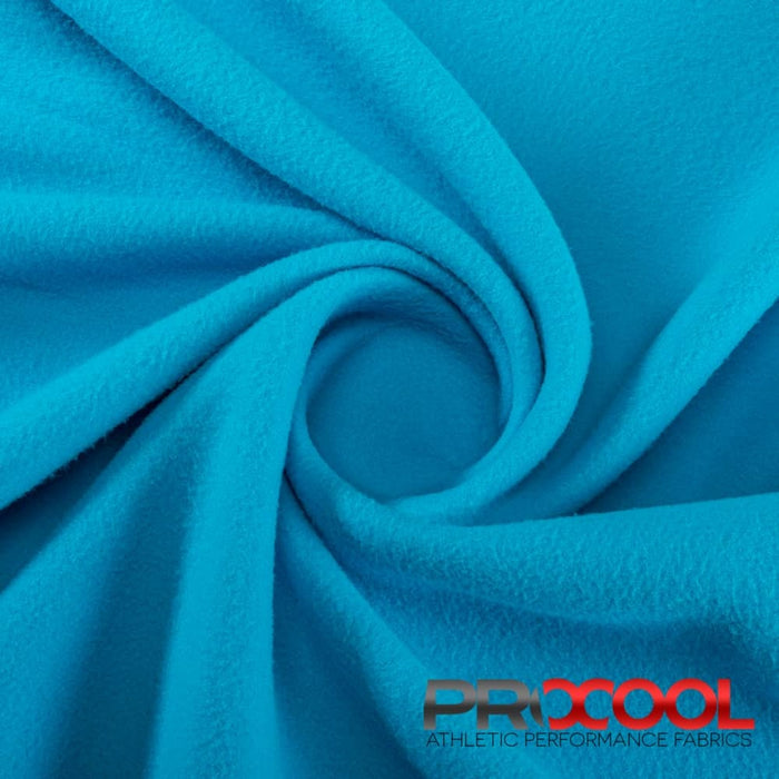 Introducing ProCool® Dri-QWick™ Sports Fleece CoolMax Fabric (W-212) with Breathable in Aqua for exceptional benefits.