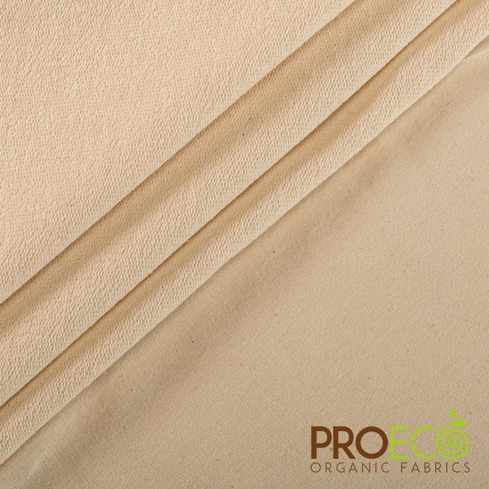 ProECO® Organic Cotton French Terry Fabric (W-243) — Wazoodle Fabrics
