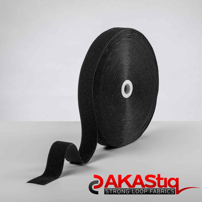 AKAStiq® Hook & Loop Tapes Black Used for BagPacks