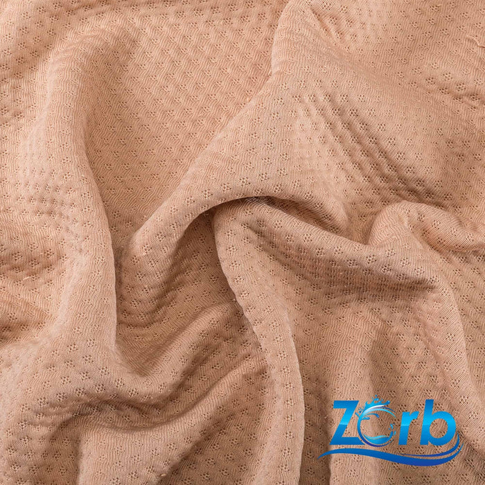 Zorb® Fabric: 3D Stay Dry Dimple LITE Fabric Tan Skin