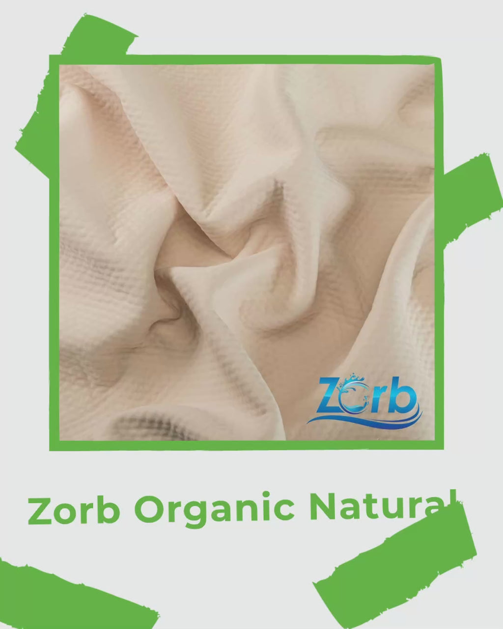 V1 Zorb® 4D Stay Dry Dimple Waterproof CORE ECO-PUL™ Soaker Silver Fabric  (W-540)Cream/Natural White Dimples / 25 Yards Roll