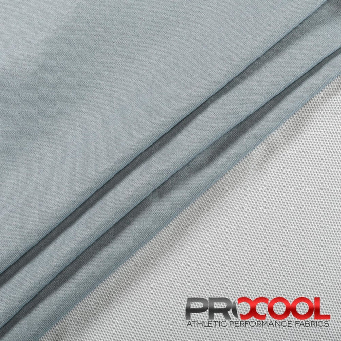 ProCool® TransWICK™ X-FIT Sports Jersey CoolMax Fabric Stone Grey/White Used for Sofa covers