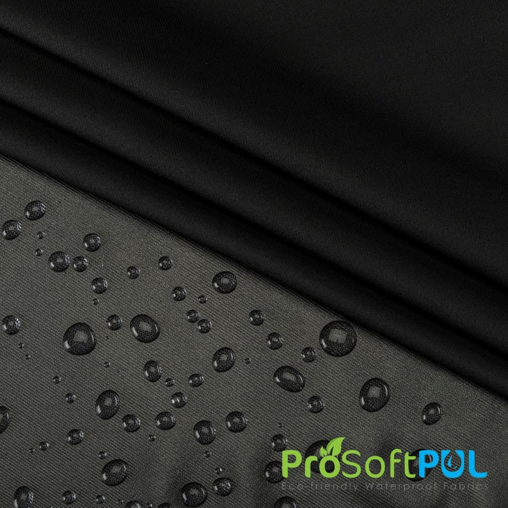 Black 1 mil PUL Fabric - Made in the USA
