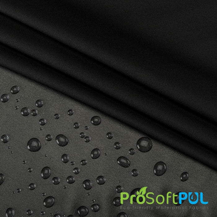 ProSoft® Nylon Waterproof Eco-PUL™ Silver Fabric Black Used for Nursing pads