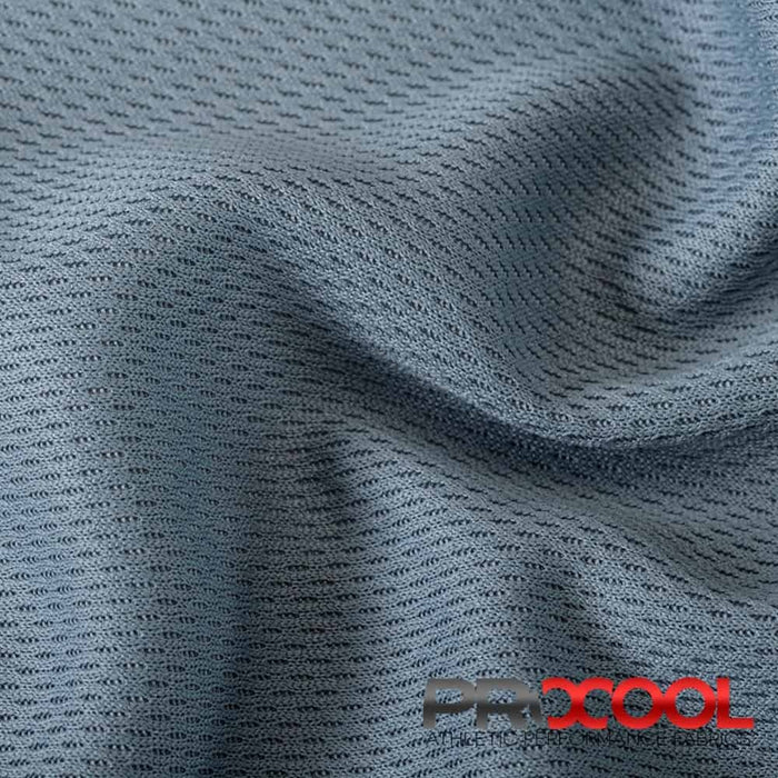 Craft exquisite pieces with ProCool® Dri-QWick™ Jersey Mesh CoolMax Fabric (W-434) in Stone Grey. Specially designed for T-Shirts. 