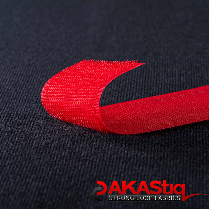 AKAStiq® EZ Peel Loop Fabric (W-467) in Black, ideal for Bulletin Boards. Durable and vibrant for crafting.