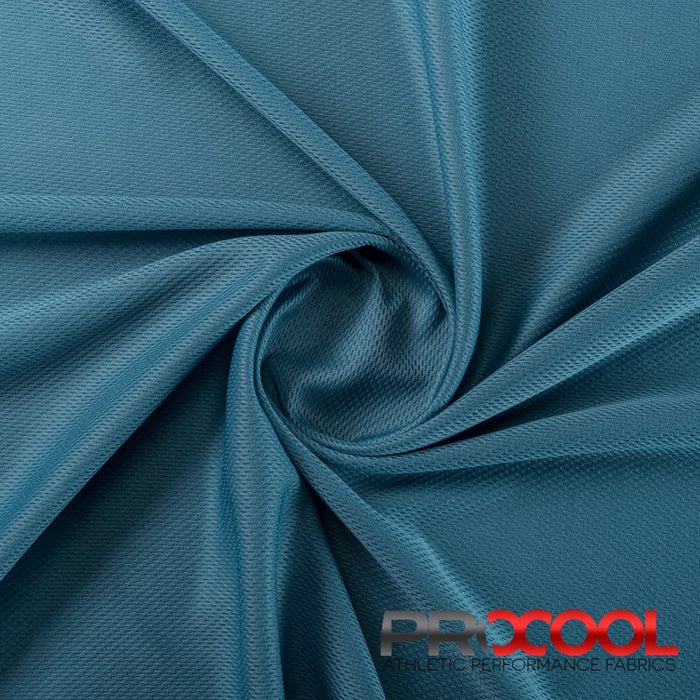 ProCool FoodSAFE® Light-Medium Weight Jersey Mesh Fabric (W-337) in Denim Blue is designed for Child Safe. Advanced fabric for superior results.