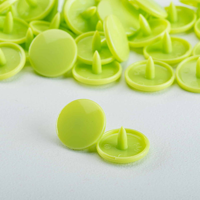 KAM Size 20 Snaps -100 piece Caps Green Apple Used For Cloth Daipers