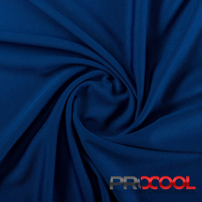 Luxurious ProCool® Dri-QWick™ Sports Pique Mesh CoolMax Fabric (W-514) in Saturn Blue, designed for T-Shirts. Elevate your craft.