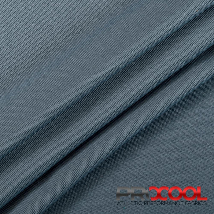 Versatile ProCool® Dri-QWick™ Sports Pique Mesh CoolMax Fabric (W-514) in Stone Grey for Scrubs. Beauty meets function in design.