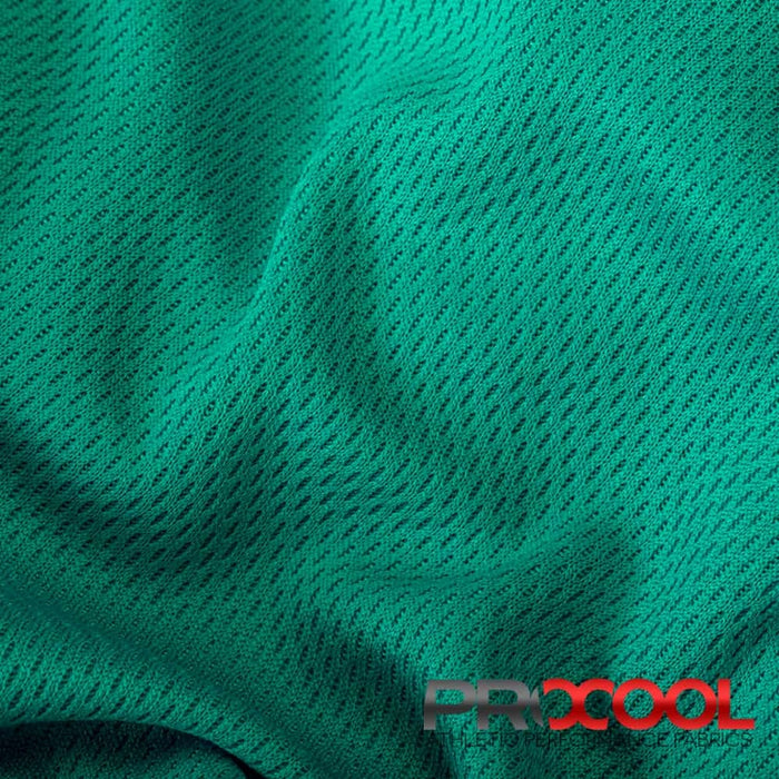 ProCool® Dri-QWick™ Jersey Mesh CoolMax Fabric (W-434) in Deep Teal, ideal for Diaper Inserts. Durable and vibrant for crafting.