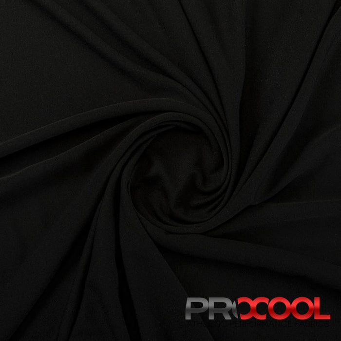 ProCool® Performance Lightweight Silver CoolMax Fabric Black Used for Bathing Suits
