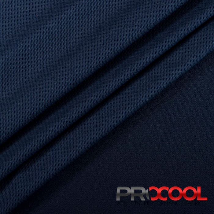 ProCool® Dri-QWick™ Jersey Mesh CoolMax Fabric (W-434) in Uniform Blue is designed for Latex Free. Advanced fabric for superior results.