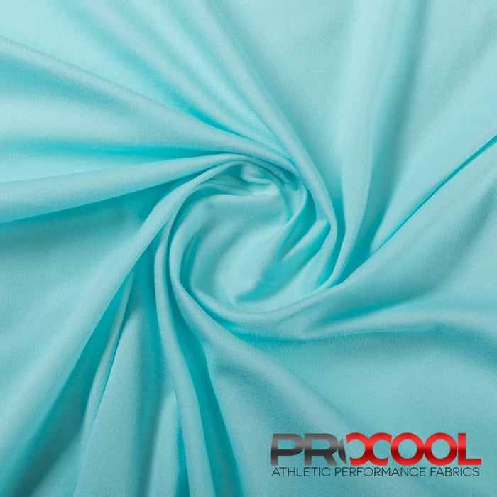 Experience the BioBased with ProCool FoodSAFE® Light-Medium Weight Supima Cotton Fabric (W-345) in Seaspray. Performance-oriented.