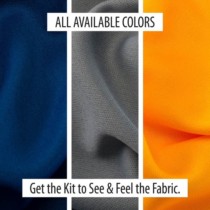 ProCool® Performance Interlock Silver CoolMax Fabric (W-435-Rolls)-Wazoodle Fabrics-Wazoodle Fabrics