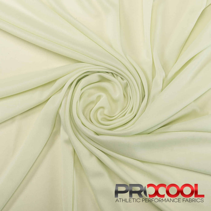 ProCool FoodSAFE® Lightweight Lining Interlock Fabric (W-341) in Celery with HypoAllergenic. Perfect for high-performance applications. 