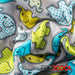 Meet our ProCool® Performance Interlock Silver Print CoolMax Fabric (W-624), crafted with top-quality Latex Free in Elephant Toss Original for lasting comfort.
