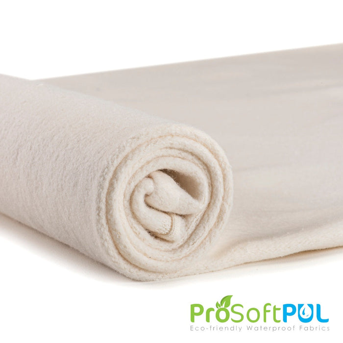 ProSoft FoodSAFE® Stretch-FIT Organic Cotton Fleece Waterproof PUL Fabric (W-318)-Wazoodle Fabrics-Wazoodle Fabrics